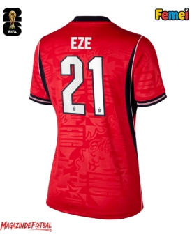 Anglia Eberechi Eze #21 Echipament de Fotbal Replică Mondial 2026 Femei Deplasare Anglia Eberechi Eze #21 Echipament de Fotbal Replică Mondial 2026 Femei Deplasare